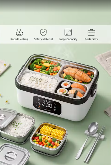Key advantages of this portable lunch box.